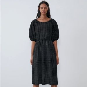 Zara midi black dress